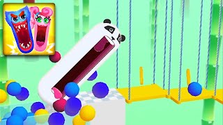 Hopping Heads - All Levels Walkthrough Gameplay iOS, Android Mobile Game (Levels 21-22) screenshot 3