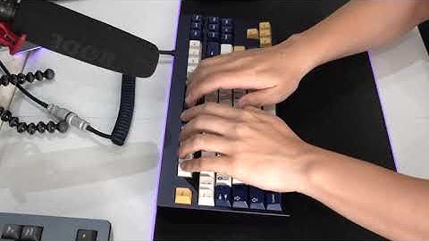 Mode 80 Typing Test with Tangerine Switches