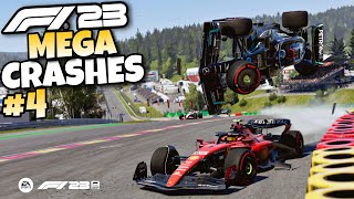 F1 23 MEGA CRASHES #4