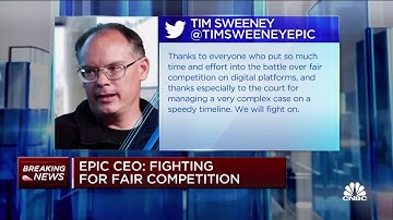 Epic Games CEO responds to judge ruling in Apple lawsuit: We will fight on