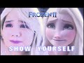 Show Yourself in real life |Side by Side Comparison fanmade Frozen 2 Elsa dress transformation