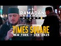 Night 4  taraweeh times square 2023  qari fatih seferagic  ramadan usa  quran recitation