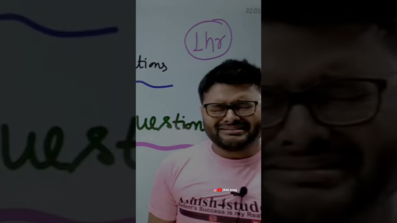 Ashish sir crying moment 😢 | Very Emotional video | A4S students