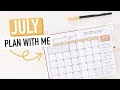 Bullet Journal JULY PLAN WITH ME 2020 | spending and mood tracker