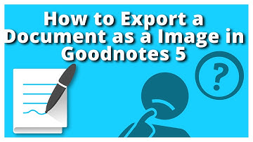 Een document exporteren als afbeelding in Goodnotes 5