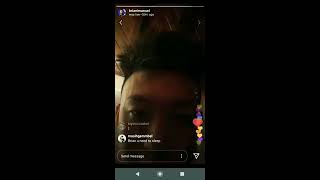 Rich Brian thinking his Insta live was muted when it actually wasn't 💀