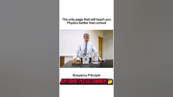 Buoyancy Principle Explained! 🌊 | Why Objects Float or Sink? #shorts #logicwithlokesh