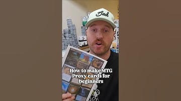 Making mtg Proxy for beginners #mtg #magicthegathering #mtgcommunity