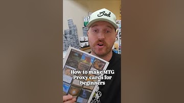 Making mtg Proxy for beginners #mtg #magicthegathering #mtgcommunity