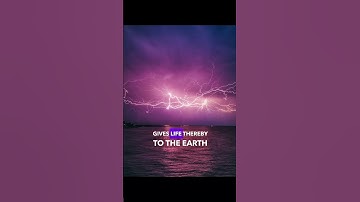 Lightning is a Sign of Allah!! #shorts #allah #islamicvideo #quranrecitation #trendingshorts