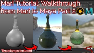 Mari Tutorial: Beginner Walkthrough from Mari to Maya Part 2 with Timestamps