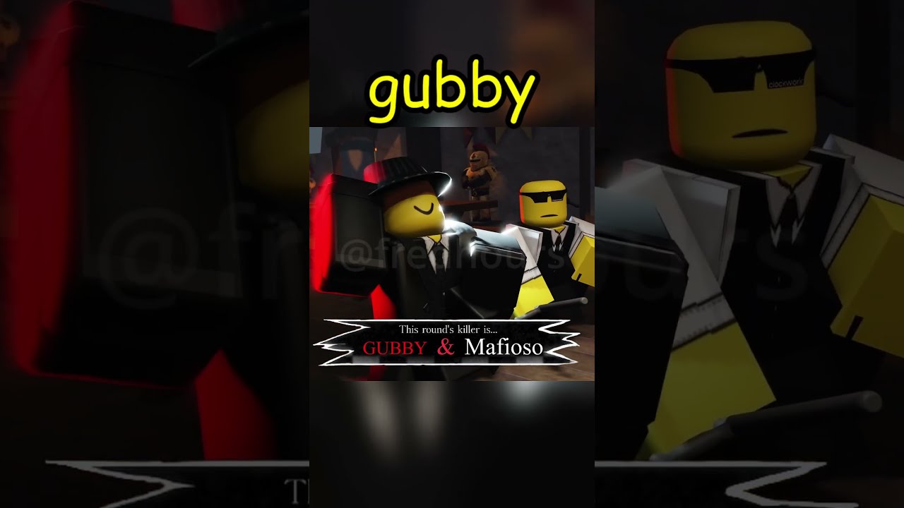Gubby And Rework Mafioso Intro Forsaken Concept Animation Roblox