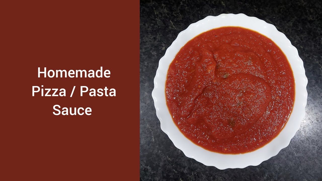 Quick Pizza Sauce Recipe Homemade Pasta Sauce Recipe YouTube
