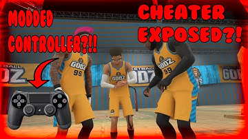 TOXIC CHEATER EXPOSED IN BASKETBALL GODZ MODDED CONTROLLER?!NBA 2K21