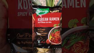 Knorr Spicy Korean KIMCHI Ramen 🍜🥵 #shorts #ashortaday