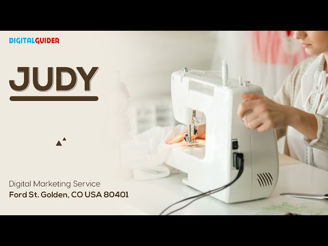 Digital Guider : Judy's Success in Handmade Quilts & Sewing Machine Repairs with Digital Marketing