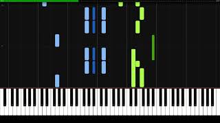 Video thumbnail of "Dark Eyes (Очи чёрные) - Russian Folk Song | Piano Tutorial | Synthesia | How to play"