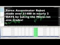 Forex Robot Made Over £530 Trading Micro-lots in 10 Days and Over $1400 Trading Mini-lots in 2 Days!