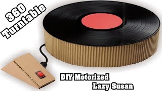How to Make Motorized Lazy Susan Turntable For 360 Product Photography