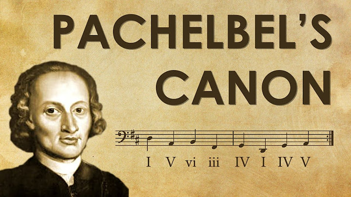 Is Pachelbel Canon the same as Canon in D?