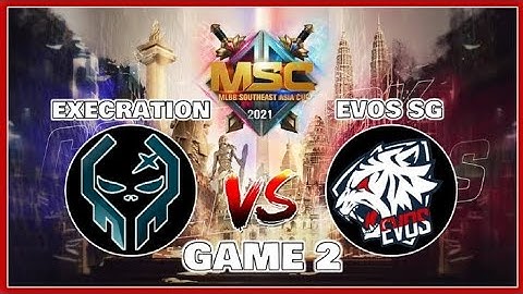 BLACKLIST vs EVOS LEGENDS Upper Bracket FINALS Game 2 - MSC 2021