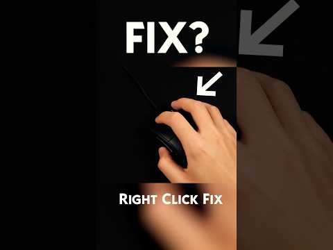 Fix Mouse Right Click Not Working on Windows 10