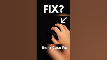 Fix Mouse Right Click Not Working on Windows 10