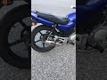 Yamaha YBR 125 Black Widow Exhaust Without DB-Killer