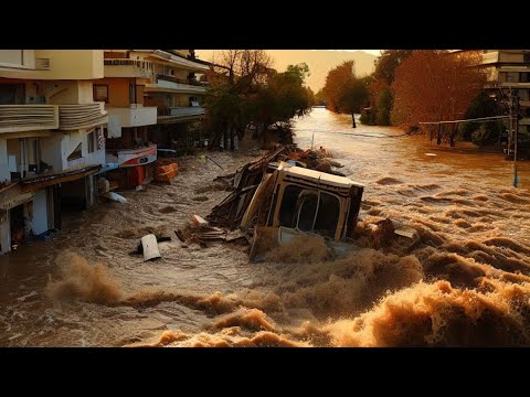 Greece Floods, Death Toll Rises to 11 &amp; flooding have caused widespread damage