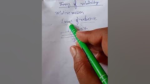 concept of frame of reference & relative motion