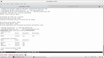 Deploy an HA SUSE Linux Enterprise Cluster in Virtual Machines (1/3)