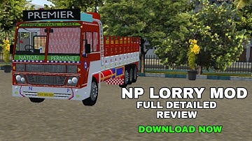 Np lorry mod for bussid | np lorry mod full detailed review, A4 TECH media