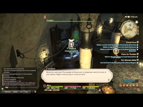 Final Fantasy XIV Armorer Leveling Guide - Repeatable Leves & Grinding