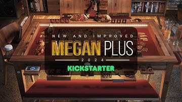 The Megan Plus - Board Game Table by Geeknson || Kickstarter Video