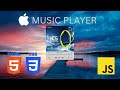 Building an Apple Music Player with HTML, CSS, and JavaScript