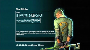 Batman: Arkham City - Interviews: The Riddler