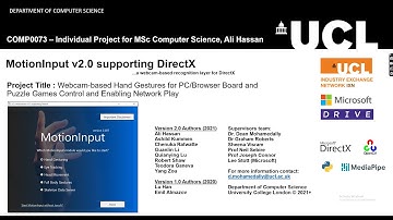 MotionInput v2 for PC/Browser Board and Puzzle Games Control and Enabling Network Play.