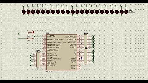 Vi Xử Lý. CLIP 2 - Điều Khiển 10 Trạng Thái của 22 Led Đơn Kết Hợp Nút Nhấn