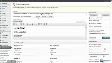 Wordpress event espresso