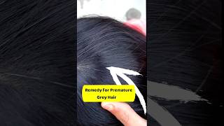 This REMEDY Transformed my White hair to BLACK hair NATURALLY |shorts youtubeshorts