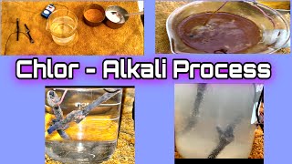 Chlor - alkali experiment || class 10|| Formation of NaOH || electrolysis of Salt water