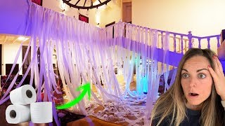 Llenamos la casa de rollos de papel reacción Mireia