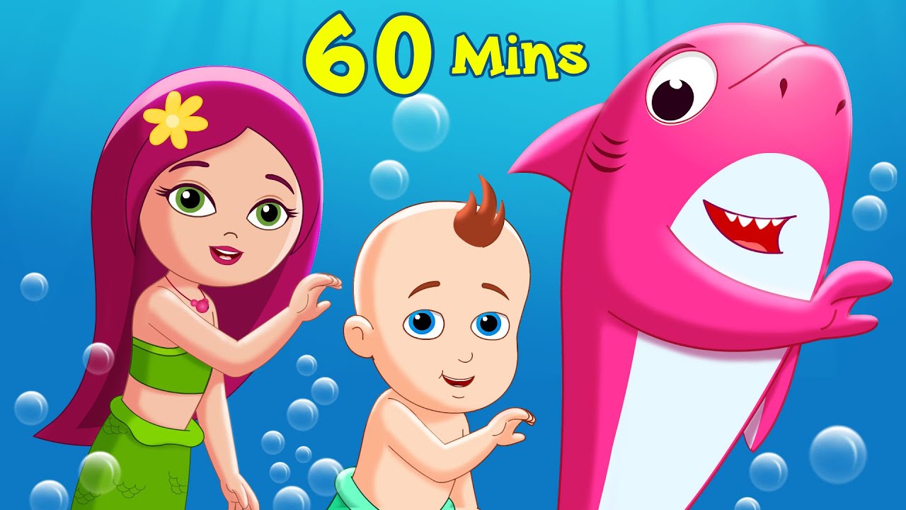 Baby Shark  More Nursery Rhymes  Baby Songs  FunForKidsTV 1 HOUR