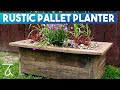 How to Make a Rustic Log and Pallet Wood Planter - Woodworking Project How to Make a Rustic Log and Pallet Wood Planter - Woodworking Project