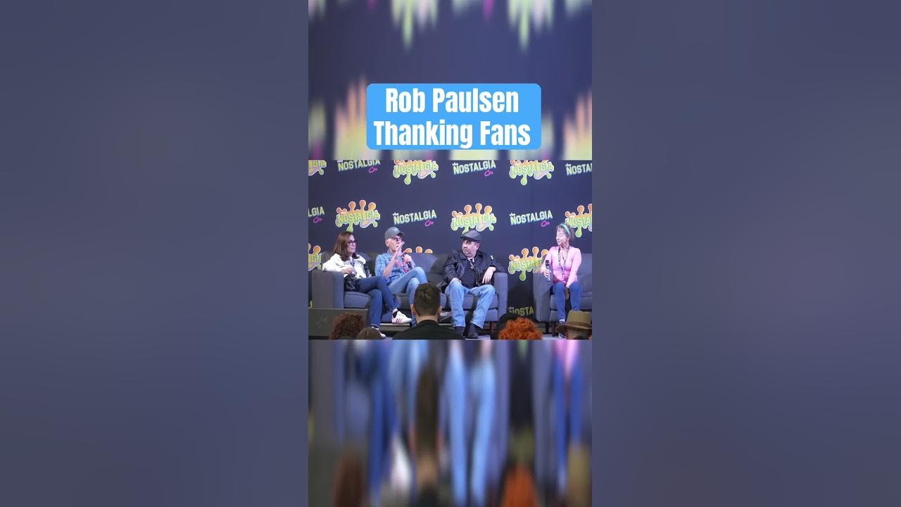 Rob Paulsen Thanking Fans #Shorts