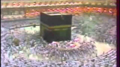 تلاوة جميلة لفضيلة الشيخ علي عبدالله جابر من آخر سورة الحج من الحرم المكي 1407هـ