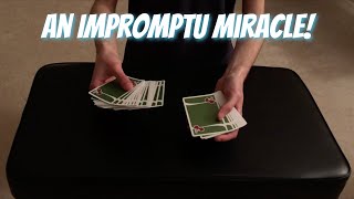 Really Cool Version Of ACAAN! (Any Card At Any Number) Impromptu Card Trick Performance/Tutorial
