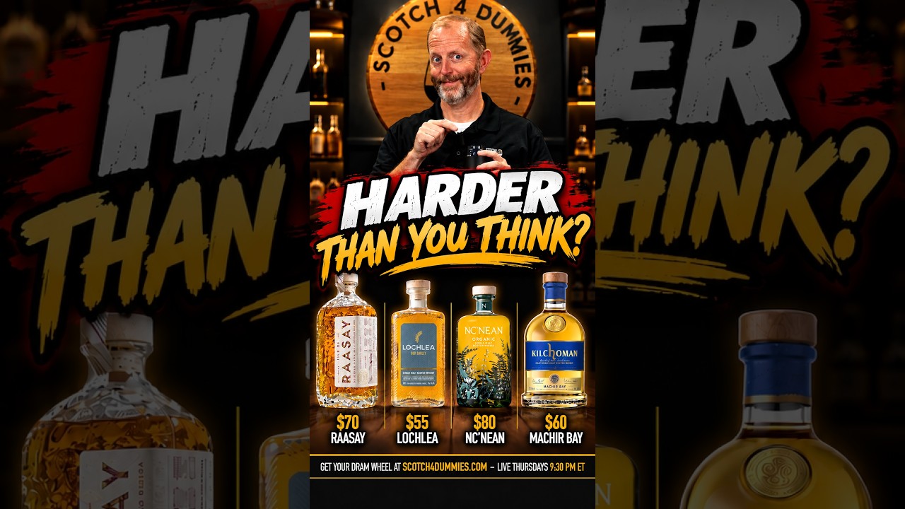 Can Andrew Identify 4 Scotches Blind? 🥃