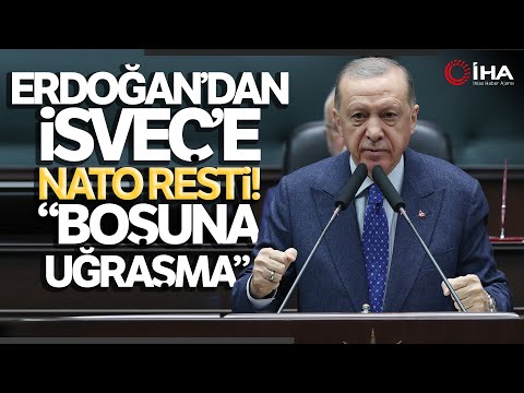 Cumhurbaşkanı Erdoğan Son Noktayı Koydu; İsveç'e Evet Demeyiz