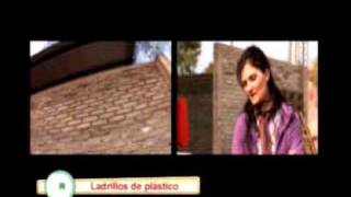 Construcción de ladrillos con PET